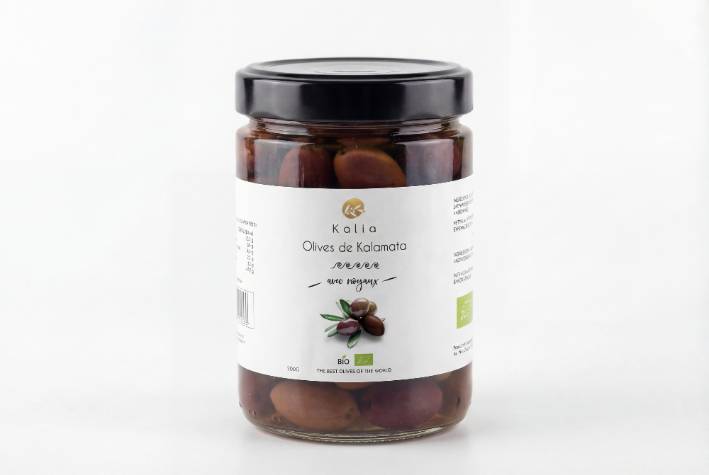 Kalia Olives Kalamata avec noyaux 200g